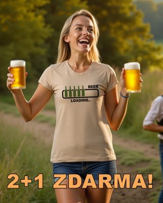 🍺✨ Beer loading... Tričko pro všechny správné pivařky je tady! 🌟 Užijte si pohodlí a styl s naším kvalitním tiskem, který...